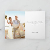 Carte De Remerciements Mariage allemand de citron d'été (Intérieur)