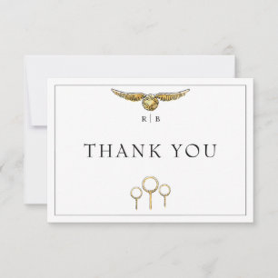 Carte De Remerciements Mariage Aquarelle Magique Harry Potter