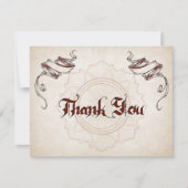 Carte De Remerciements Mariage au Trésor de Pirate (Devant)