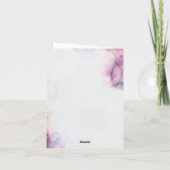 Carte De Remerciements Mariage au vignoble  (Dos)