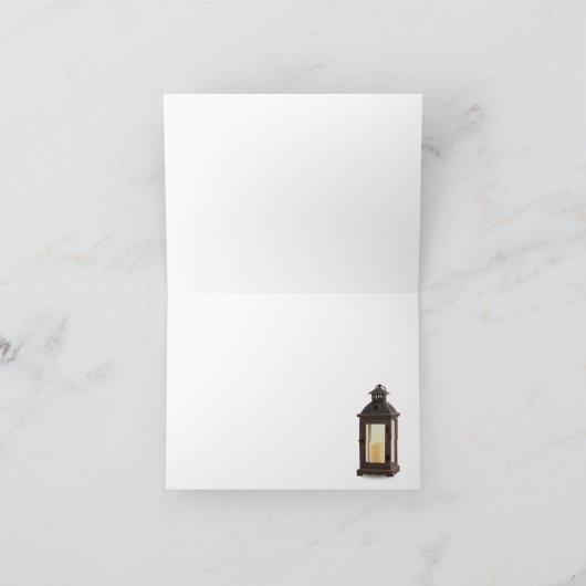 Carte De Remerciements Mariage Automne Rustique (Intérieur)