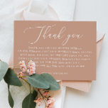 Carte De Remerciements Mariage beige beige beige beige beige beige de pêc<br><div class="desc">Envoyez votre gratitude avec une élégance douce en utilisant ce carte de remerciements mariage dans le doux mélange de beige de pêche muet et de bronzage rose. L'arrière - plan aux tons chauds offre un cadre romantique et terreux pour une typographie de script délicate. Parfait pour les mariages minimalistes, vintages...</div>