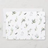 Carte de remerciements Mariage Bliss Botanique (Dos)