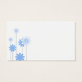 Carte de remerciements Mariage Blue Daisy (Dos)