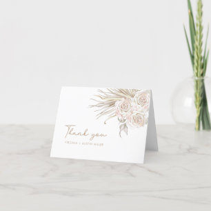 Carte De Remerciements Mariage Bohème