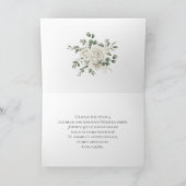 Carte De Remerciements Mariage Boho espagnol (Intérieur)