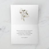 Carte de remerciements Mariage Boho espagnol (Intérieur)