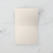 Carte de remerciements Mariage Boho Terracotta (Intérieur)