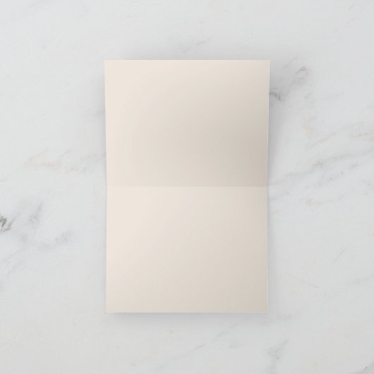 Carte de remerciements Mariage Boho Terracotta (Intérieur)