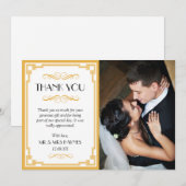 Carte de remerciements mariage, Carte Appartement  (Devant / Derrière)