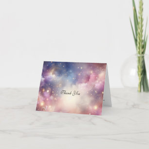 Carte De Remerciements Mariage céleste de Stardust