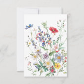 Carte De Remerciements Mariage champêtre (Dos)