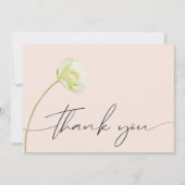 Carte De Remerciements Mariage Chic Watercolor (Devant)