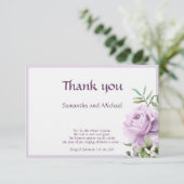 Carte de remerciements Mariage chrétien - Chanson  (Debout devant)