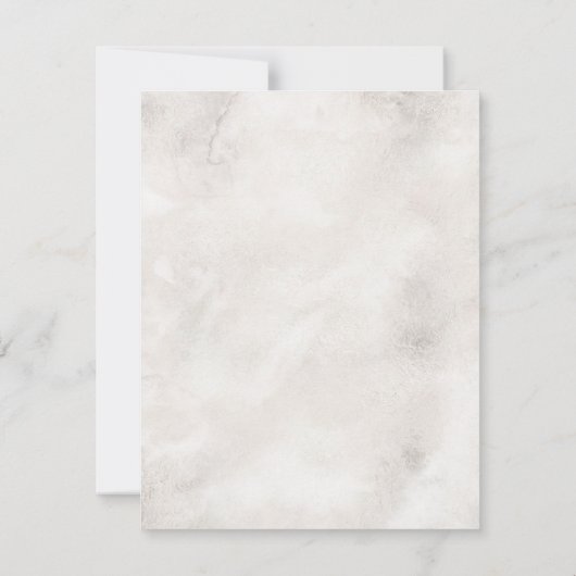 Carte De Remerciements Mariage Chuchotements & Rougissement (Dos)