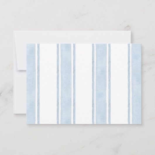 Carte De Remerciements Mariage citron bleu jaune méditerranéen (Dos)