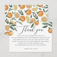 Mariage Citrus Rustique | Écriture Orange Aquarell