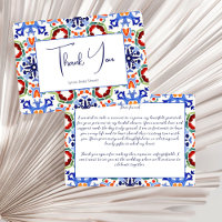Mariage civil bleu avec des carreaux colorés mexic