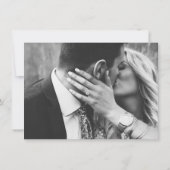 Carte De Remerciements Mariage dans le jardin botanique fleur sauvage Pho (Dos)