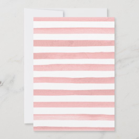 Carte De Remerciements Mariage de automne Citrouille rose pâle (Dos)