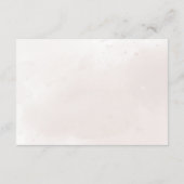 Carte De Remerciements Mariage de automne Floral Boho en terre cuite (Dos)