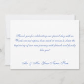 Carte De Remerciements Mariage de bouquet Daisy & Field Flowers (Dos)