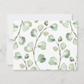 Carte de remerciements Mariage de calligraphie cla (Dos)