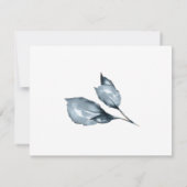 Carte de remerciements Mariage de calligraphie cla (Dos)