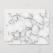 Carte de remerciements Mariage de calligraphie cla (Dos)