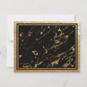 Carte de remerciements Mariage de calligraphie cla (Dos)