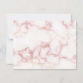 Carte de remerciements Mariage de calligraphie cla (Dos)