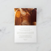 Carte De Remerciements Mariage de calligraphie classique et verte (Intérieur)