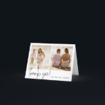 Carte De Remerciements Mariage de calligraphie élégante<br><div class="desc">Où les rêves rencontrent l'élégance Élevez votre journée spéciale avec notre ensemble enchanteur de papeterie, méticuleusement conçu pour insuffler à votre mariage fantaisie et grâce. Des invitations délicates aux cartes de placement exquises, cette collection est une symphonie de calligraphie complexe et de design intemporel. Créez une célébration unique, car notre...</div>