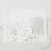 Carte de remerciements Mariage de Chuppah de la fo (Recto)