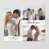 Carte de remerciements Mariage de collection de ph (Devant)