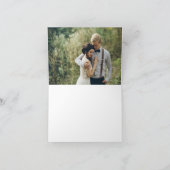 Carte de remerciements Mariage de crânes doux (Intérieur)