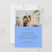 Carte De Remerciements Mariage de design Swans (Dos)