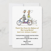 Carte De Remerciements Mariage de Giraffe Whimsical (Devant)