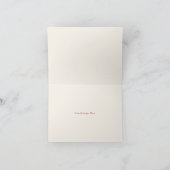 Carte De Remerciements Mariage de la ferme de la grange rouge rousse rust (Intérieur)