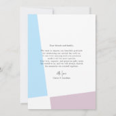 Carte de remerciements Mariage de photos de coeur (Dos)