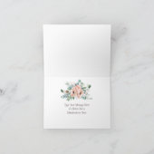 Carte De Remerciements Mariage de radiance de Poppy (Intérieur)