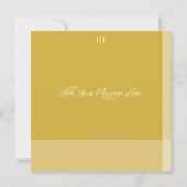 Carte de remerciements Mariage de style arc simple (Dos)