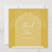 Carte de remerciements Mariage de style arc simple (Devant)