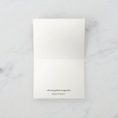 Carte de remerciements Mariage de tournesol aquare (Intérieur)