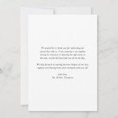 Carte De Remerciements Mariage d'été aux fraises d'aquarelle (Dos)