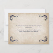 Carte De Remerciements Mariage d'Imaginaire médiéval Dragon (Dos)