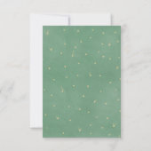 Carte De Remerciements Mariage élégant de Cactus (Dos)