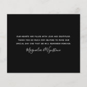 Carte de remerciements Mariage Eucalyptus (Dos)