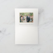 Carte De Remerciements Mariage Feuille de Ginkgo en chute (Intérieur)