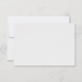 Carte De Remerciements Mariage Fleur Abstrait (Dos)